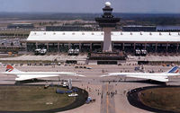  - 2 concordes that landed at dulles airport - by Luke K.