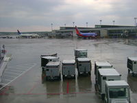  - terminal A with Delta and Southwest flights scheduled to depar - by SC