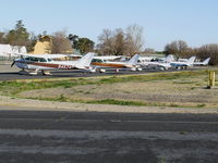 - Cal Aggie Flyers (Aero Club) Cessnas @ University Airport (formerly 2Q6) at Davis, CA - by Steve Nation