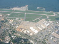  - Overflight of WRB while on transition through the Macon TRSA.  Photo taken from N4763D a Cessna 172N. - by J. Michael Travis