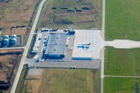  - UPS parking seen from a Harbour Air DHC-3 bound to Victoria - by Michel Teiten ( www.mablehome.com )