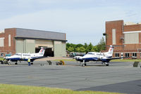  - Two King Airs at the 45R Sq apron - by Joop de Groot
