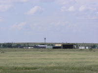  @ Tucumcari Municipal Airport - Tucumcari New Mexico - from I-40 at the posted 75mph! ...I didn't have time to stop! - by Zane Adams