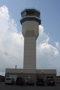  - EAA AirVenture 2008, the new control tower. It won't be the great meeting place the old tower was. - by Timothy Aanerud