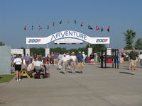  - EAA AirVenture 2008-Opening day, early morning at one of two main gates. - by Doug Robertson