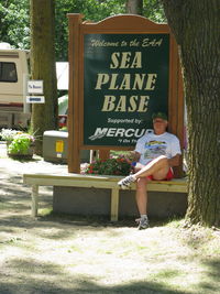  - Vette/Blust EAA Seaplane Base, Welcome Sign - by Doug Robertson
