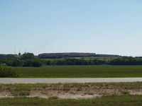  - PRIOR TO ENTERING OFFUTT AFB, MARTIN BOMBER BUILDING - by Gary Schenaman