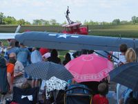  - Wing walking act preparing to get under way at Wings of Victory airshow - Lancaster, Ohio - by Bob Simmermon