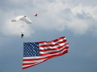  - EAA 2008 AirVenture Para-Flag Drop - by Doug Robertson