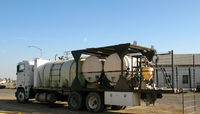  - G.K. Lewis (cropdusters) mother truck at Minter Field (note helo deck on top) - by Steve Nation