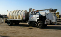  - Inland Cropdusters mother truck at Minter Field (note helo deck on top) - by Steve Nation