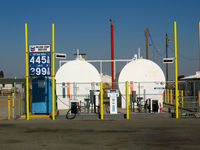  - Inland Cropdusters Gas Pumps at Minter Field (note helo deck on top) - by Steve Nation
