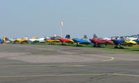  - Participants in the 2008 RV Fly-in at North Weald Uk - by Terry Fletcher