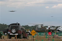  - People testing out Jeeps at Thunder Over Michigan Air Show - by Florida Metal