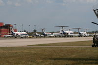  - USA Jet Ramp at Willow Run - by Florida Metal