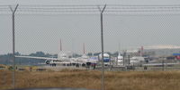  @ Detroit Metropolitan Wayne County Airport - Line up of aircraft waiting to depart DTW - by Florida Metal