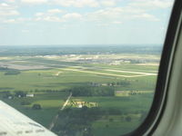  - James M. Cox Dayton Int'l. Dayton, OH. Base leg for Rwy 24R, from N2111Q Beech BONANZA 36 - by Doug Robertson