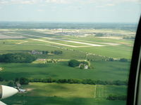  - James M. Cox Dayton Int'l. Dayton, OH. Base leg for Rwy 24R, from N2111Q Beech BONANZA 36 - by Doug Robertson