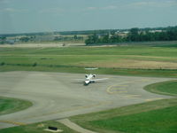  - On Final for Rwy 24R, from N2111Q Beech BONANZA 36 - by Doug Robertson