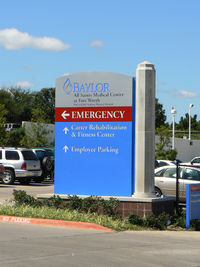  @ Baylor All Saints Medical Center Heliport - Baylor Medical Center Ft. Worth - by Zane Adams