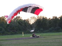  - Another successful tandem jump on a lazy Labor Day afternoon - by Jim Uber