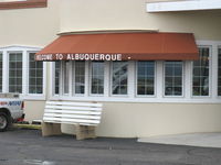  - Welcome to Albuquerque-Atlantic Aviation FBO, Office/Lobby door from ramp has controlled entry  - by Doug Robertson