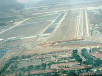  - Camarillo Airport Rwy 08-26 looking west from Beech 36 BONANZA N2111Q. Note far-displaced threshold for 26. - by Doug Robertson