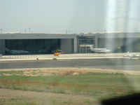  - AVANTAIR Elite Svcs. Hangars from taxiway in Beech 36 BONANZA N2111Q - by Doug Robertson