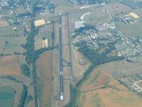  @ Stuart Powell Field Airport - Looking west from 5500' - by Bob Simmermon