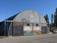  - Hangar at Leadville. Highest paved airport in North America - by Victor Agababov