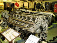  - Packard Merlin recovered from a P-51 crash site on display at the Fenland & West Norfolk Aviation Museum - by chris hall