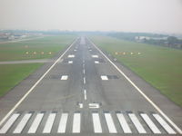  @ Sultan Abdul Aziz Shah Airport - Short final to runway 15 at Kuala Lumpur Subang airport. Test flight by Bruce Burns and John Boling on N791AW. - by John J. Boling