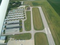  - Aerial shot of the runway during an airshow. - by IndyPilot63