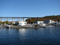  - Parry Sound Harbour - Georgian Bay Airways terminal building. Uniquely Canadian, this is a water airdrome only. - by PeterPasieka