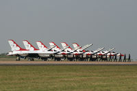  - USAF Thunderbirds ground crew show. - by Zane Adams