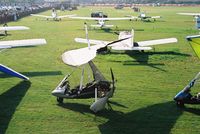  - openday+flyin microlight parked up outside - by andy baker