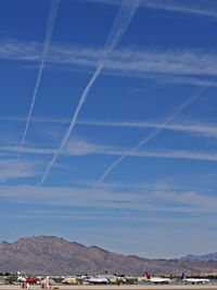  - Contrails over McCarran - by Brad Campbell