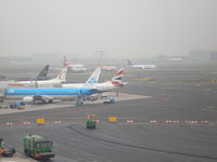  - A foggy morning at Schiphol - by Henk Geerlings