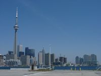  - Toronto City Centre Airport, Ontario Canada - Open house 2002. View of the CN Tower and the city sky line. - by PeterPasieka