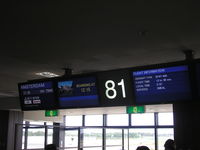  - Flight information at the gate - by Henk Geerlings