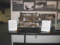  - Command History Storage Facility, aka Point Mugu Missile Museum. AIM-7E Sparrow missile sectioned-800 parts - by Doug Robertson