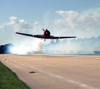  - Low level Texan at Ocean Reef - by J.G. Handelman