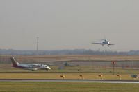  - Traffic waiting for arrival at runway 31. - by Glenn E. Chatfield