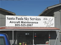  - Santa Paula Sky Services-New Sign - by Doug Robertson