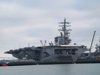  - Aboard USS Ronald Reagan docked in Sandiego - by rupert2829