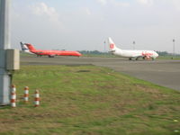  @ Soekarno-Hatta International Airport - More repairs needed at Jakarta - by John J. Boling
