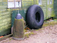  - outside of the Wartime Aircraft Recovery Group Museum at Sleap - by Chris Hall