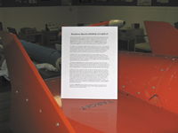  - Raytheon (Beech) KD2B/Q-12/AQM-37 Supersonic Target Drone, Data card with program details (please see large version for legibility), at Command History Storage Facility - by Doug Robertson