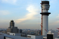  - Construction of a new Control Tower is evident at Tokyo Haneda - by Terry Fletcher