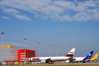  - Afternoon colours at DHL-Hub Leipzig - by Holger Zengler